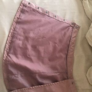 Pink mini skirt